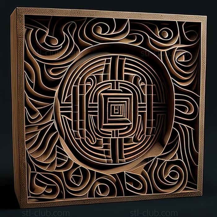 3D model st labyrinth (STL)